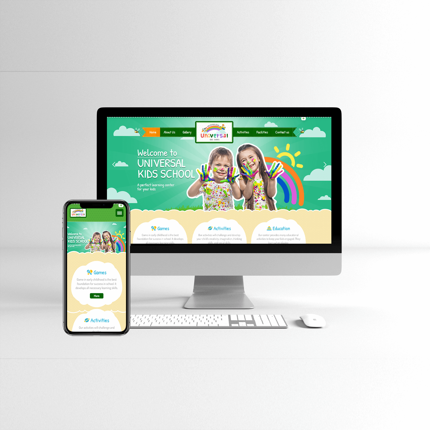 universal school mockup