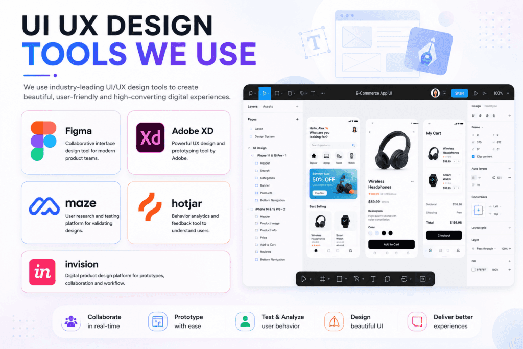  Figma Adobe XD UI UX design tools